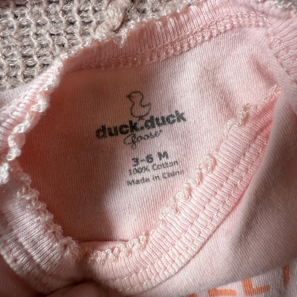Cute Pink Peach Kids Matching Set Collection - 8 Pieces